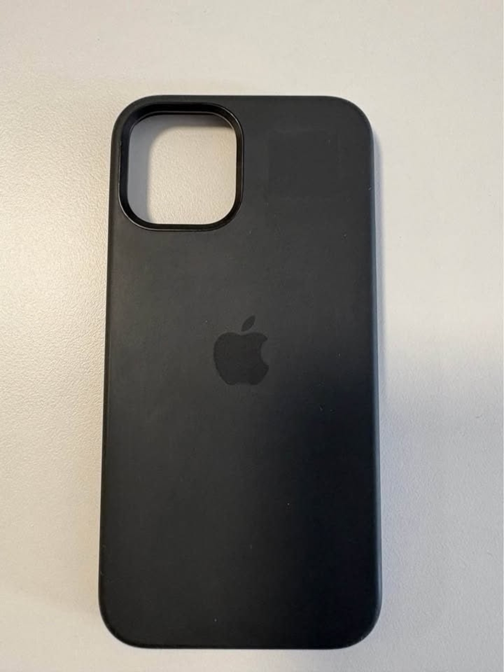 Apple Black Silicone iPhone Case with Apple Logo